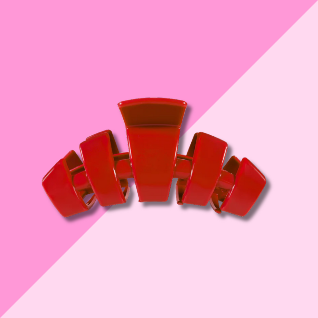 Classic Red Medium Claw Clip