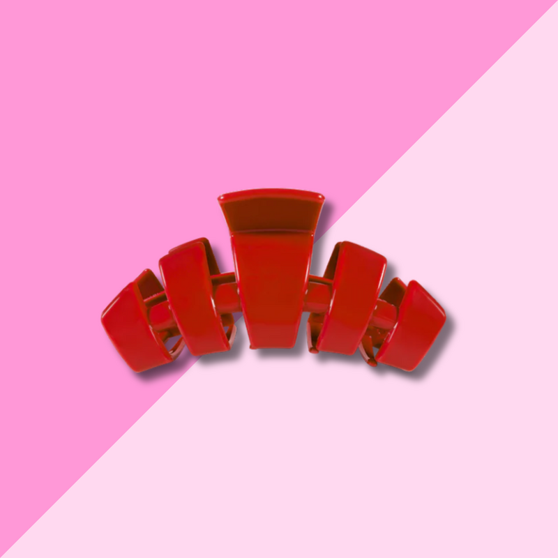 Classic Red Small Claw Clip