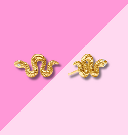 Snake Stud - Cubic Zirconia