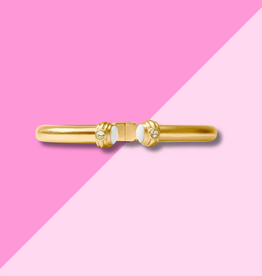 Portofino Demi Cuff - White Jade - OS