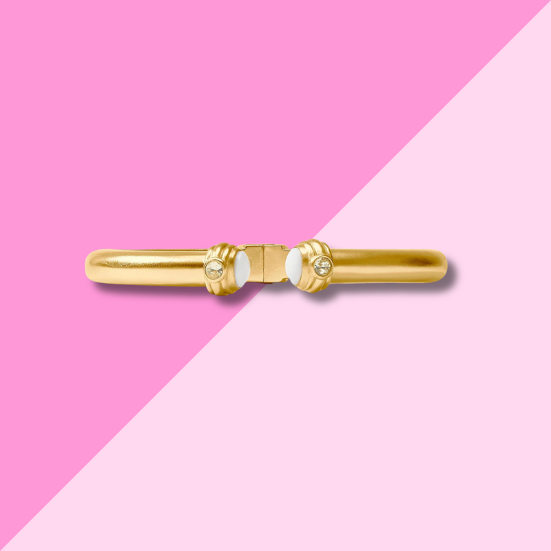 Portofino Demi Cuff - White Jade - OS