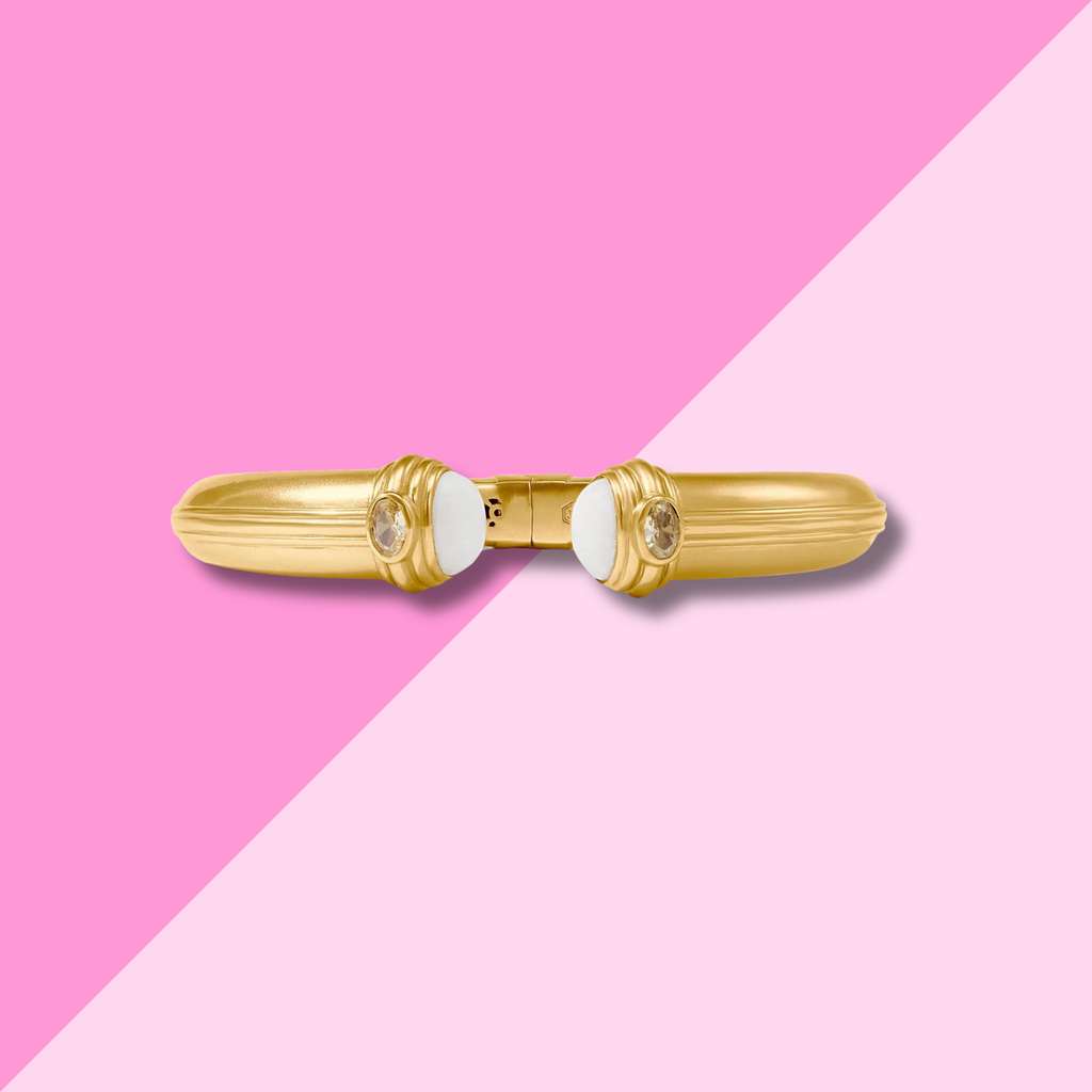 Portofino Cuff - White Jade - OS