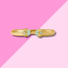 Julie Vos Portofino Cuff - Aqua Jade - OS