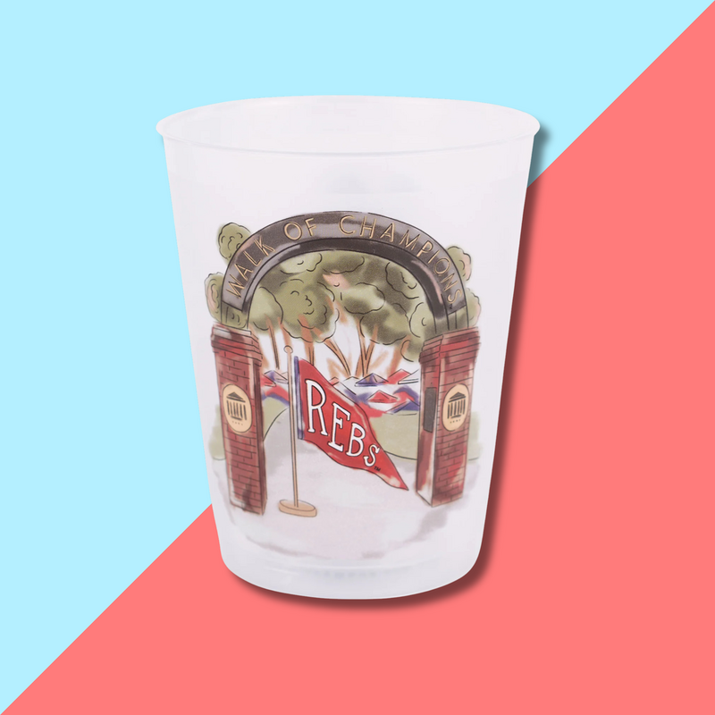 Ole Miss Walk of Champions Frosted Cups - Sleeve of 8