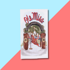 Ole Miss Walk of Champions Tea Towel