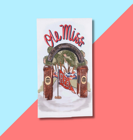Ole Miss Walk of Champions Tea Towel