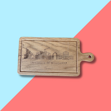 Ole Miss Skyline Charcuterie Board