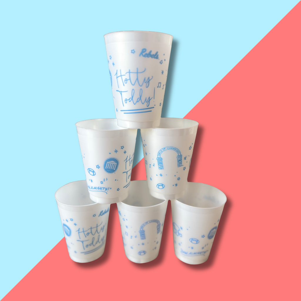 Ole Miss Frost Flex Party Cups