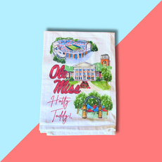 Ole Miss Landmark Tea Towel