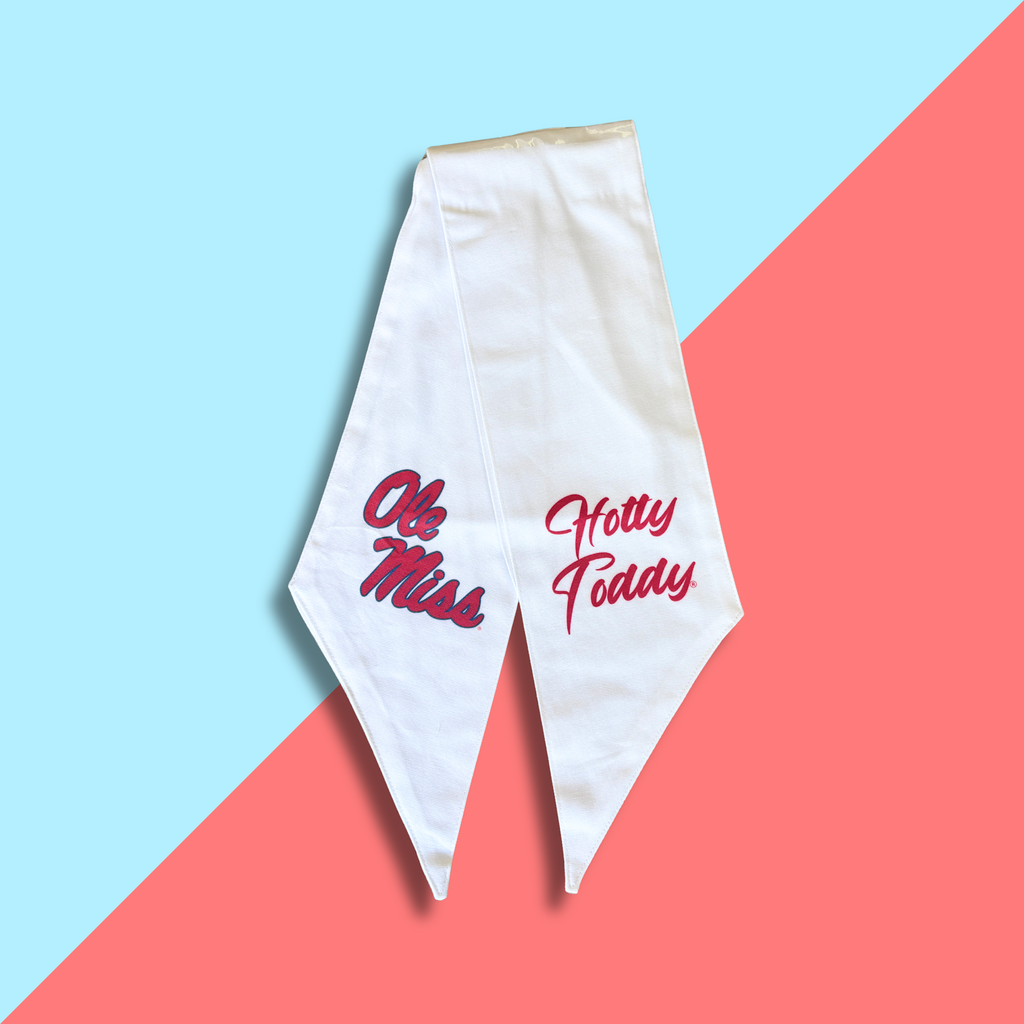 Ole Miss Printed Logo Wreath Sash
