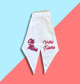 Ole Miss Printed Logo Wreath Sash