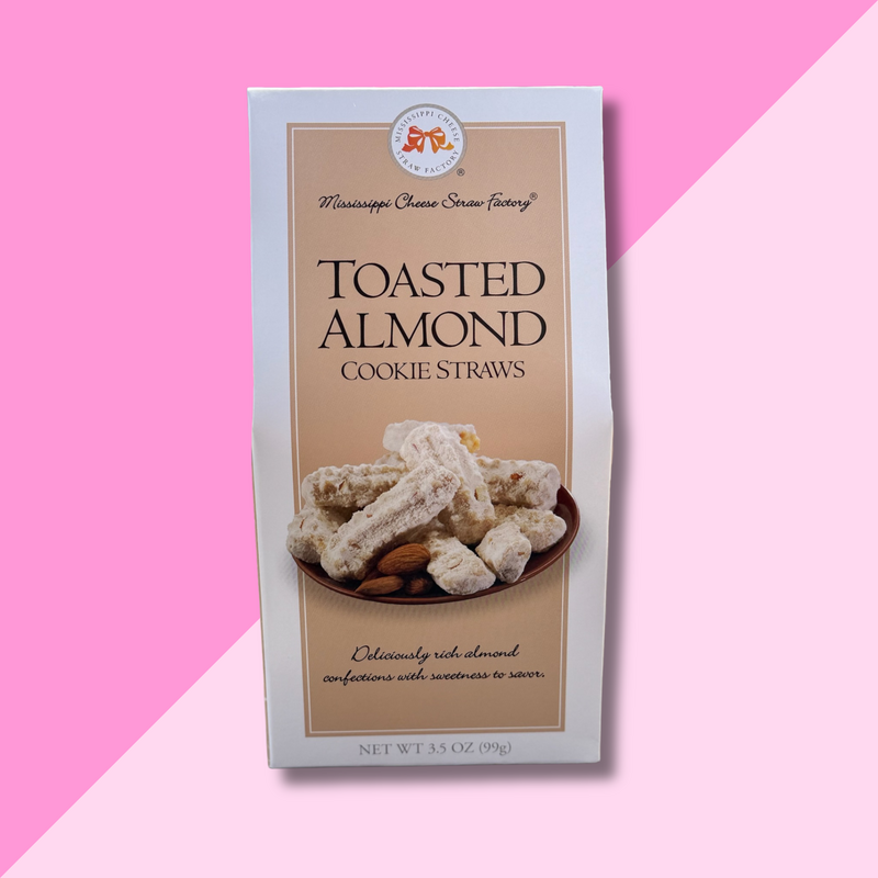 Toasted Almond Straws - 3.5 Oz