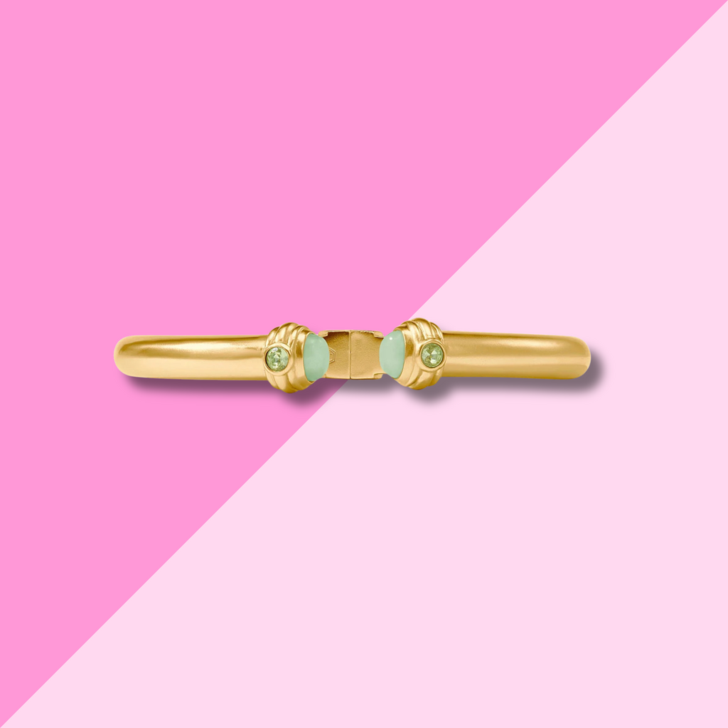 Julie Vos Portofino Demi Cuff - Aqua Jade