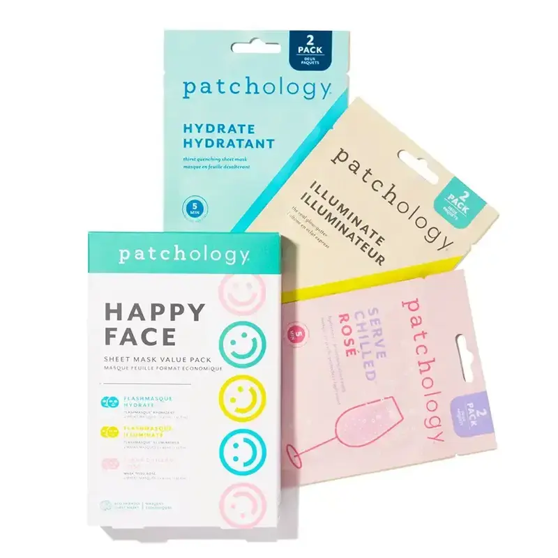 Patchology Happy Face Flashmasque Trio Kit