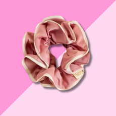 Ruffle Scrunchie - Rose
