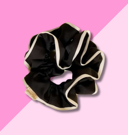 Ruffle Scrunchie - Black