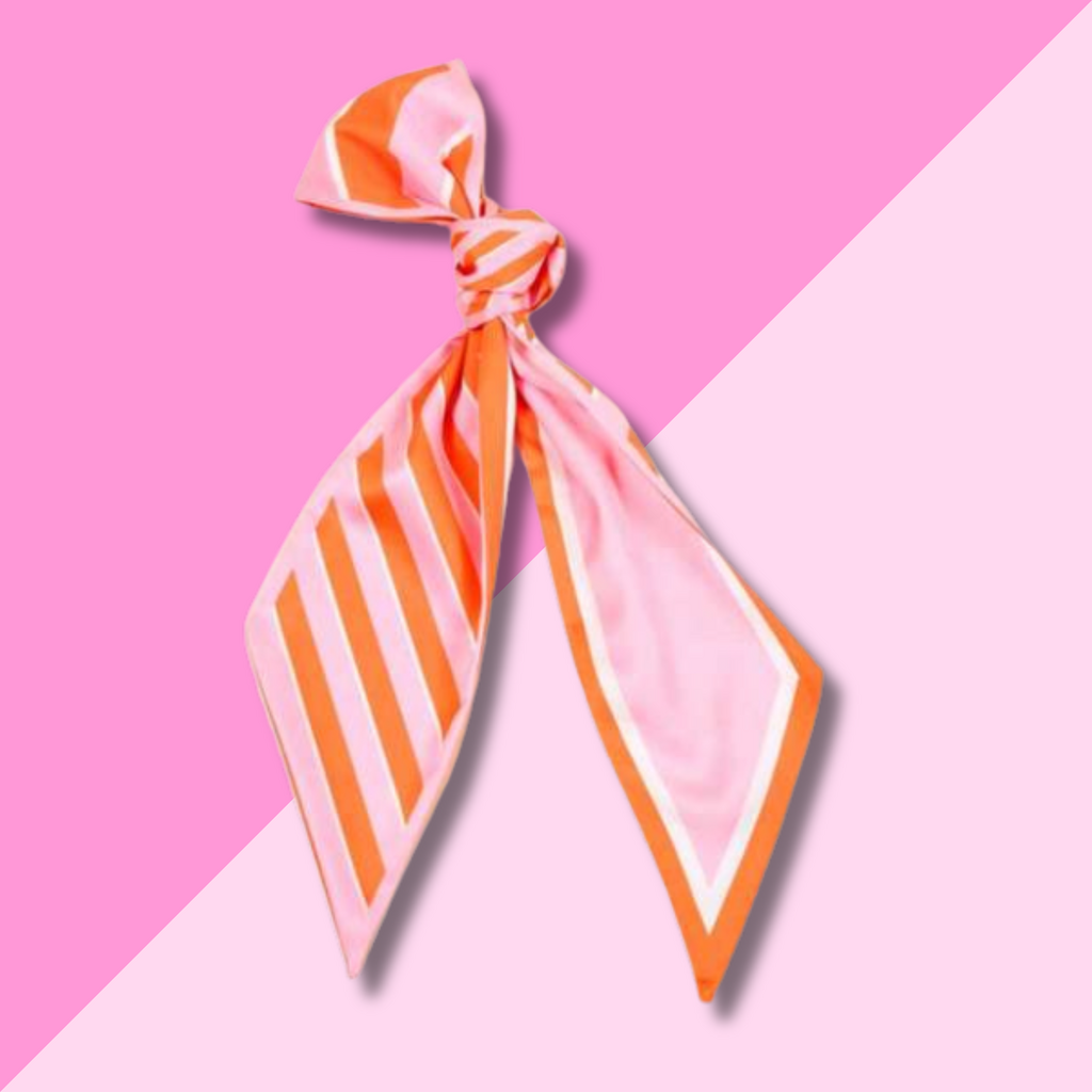 Twirl & Tie Scarf - Sicily Stripes Pink