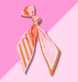 Twirl & Tie Scarf - Sicily Stripes Pink