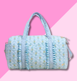 Quilted Weekender Bag - Oh So Fancy Blue