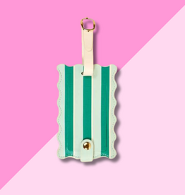 Jetsetter Luggage Tag - Sicily Stripes Teal