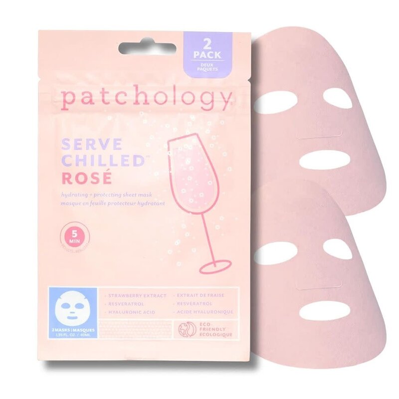 Patchology Serve Chilled Rose Hydrating Sheet Mask - 2 pack