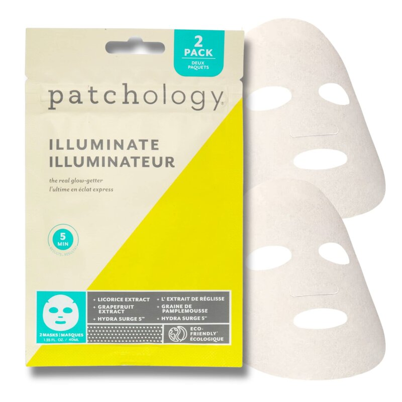 Patchology Illuminate Sheet Mask 2-Pack Sachet