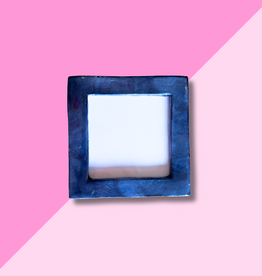 Capiz Square Mini Frame 4 x 4 - Blue