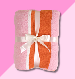 Luxe Blanket - Sicily Stripes Pink