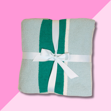 Luxe Blanket - Sicily Stripes Teal