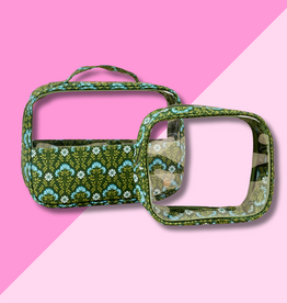 Cosmetic Bag Set - Everbloom Forest Green