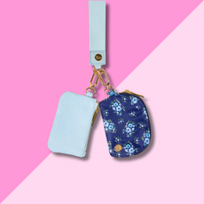 Duo Pouch Wristlet - Endless Daydream Navy
