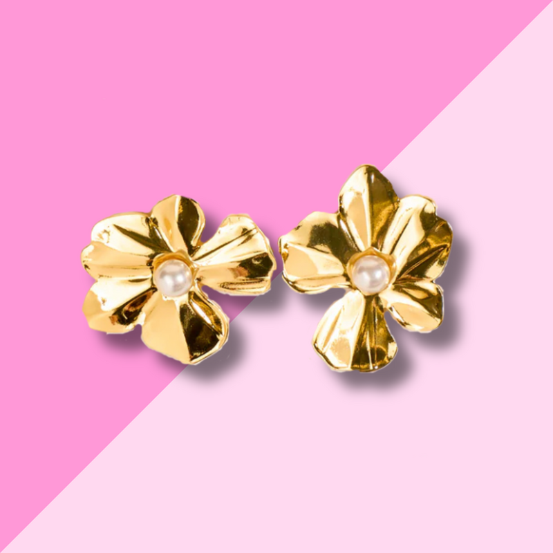 Golden Bloom Earrings