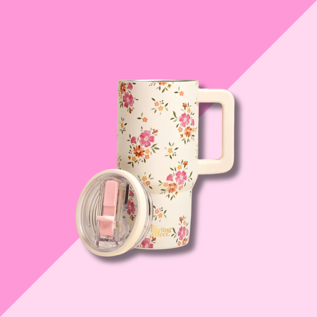 20oz Lifestyle Flip Straw Tumbler -  Endless Daydream Cream