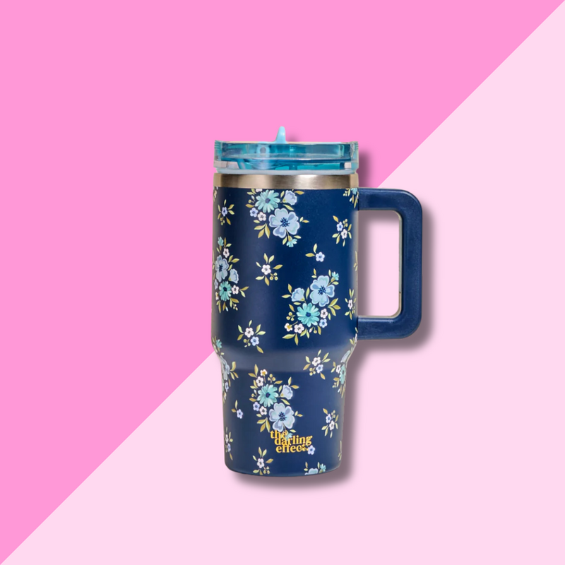 20oz Flip Straw Tumbler - Endless Daydream Navy