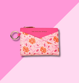 Luxe Pocket Wallet - Poppin Petals Hot Pink