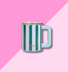 Insulated Mug - Sicily Stripes Teal