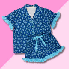 Endless Daydream Navy PJ Shorts Set - XL