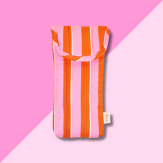 Sicily Stripes Pink Sunglasses Case