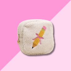Square Teddy Pouch - Pencil