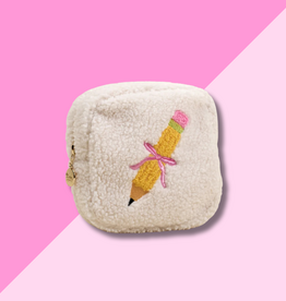 Square Teddy Pouch - Pencil