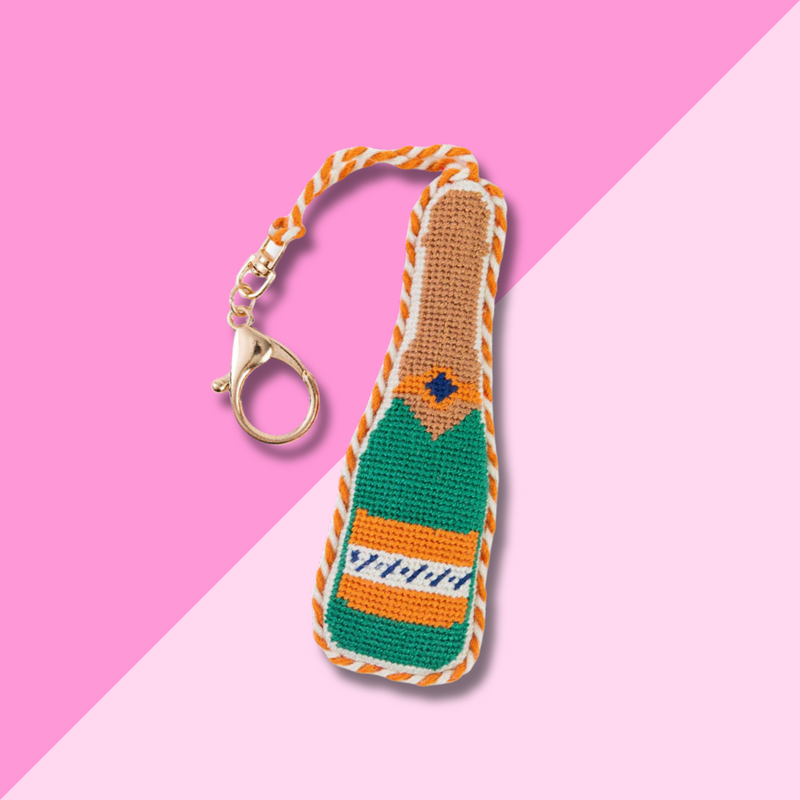 Champagne Bottle - Bag Charm