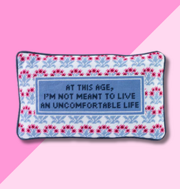 Uncomfortable Needlepoint Pillow