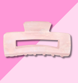Claw Clip - Pink Marble