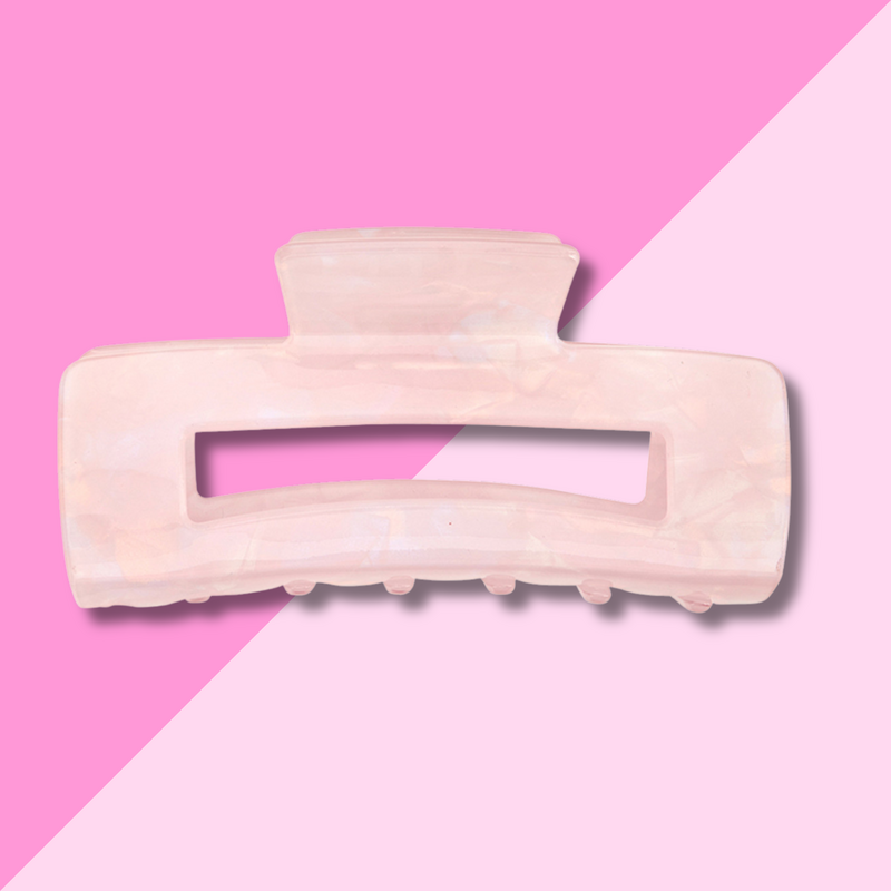 Claw Clip - Pink Marble