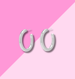 Hjane Jewels 40mm Jane Hoops Silver