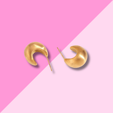 Hjane Jewels Alice Matte Gold Hoops