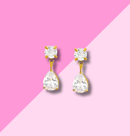 Hjane Jewels Drew Double Studs