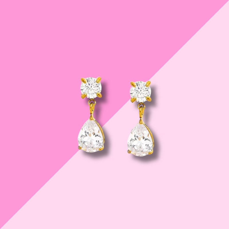 Hjane Jewels Drew Double Studs