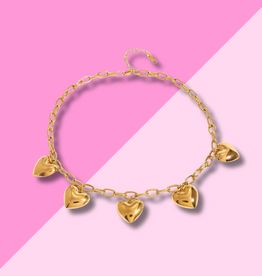 Hjane Jewels Heart Charm Necklace