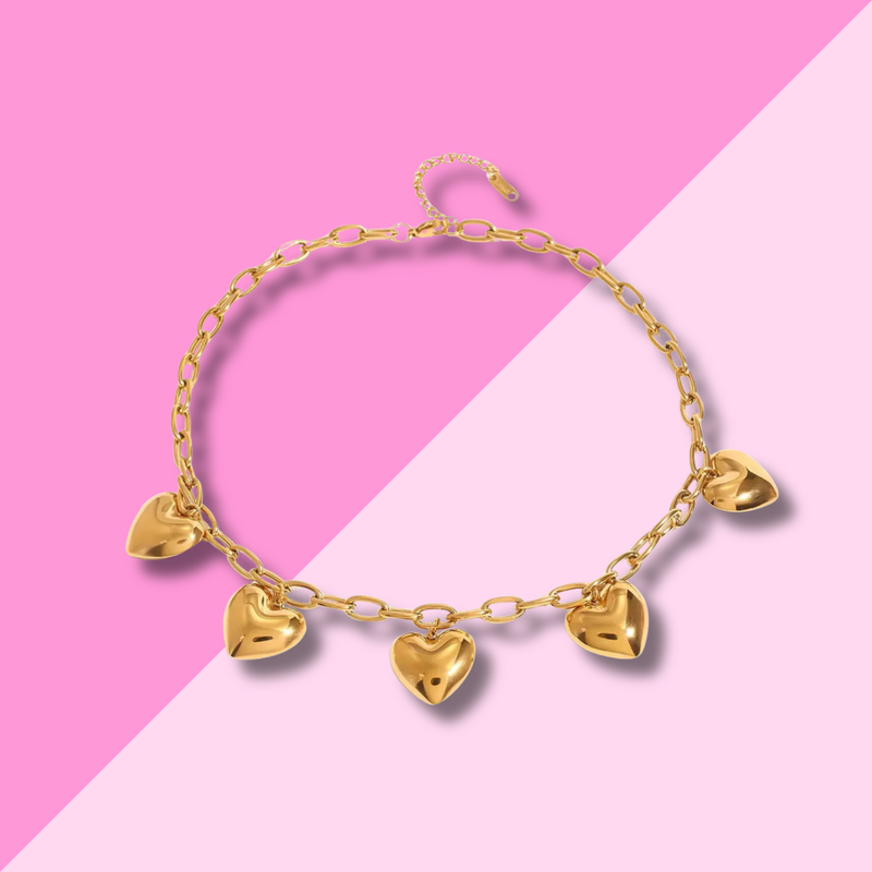 Hjane Jewels Heart Charm Necklace